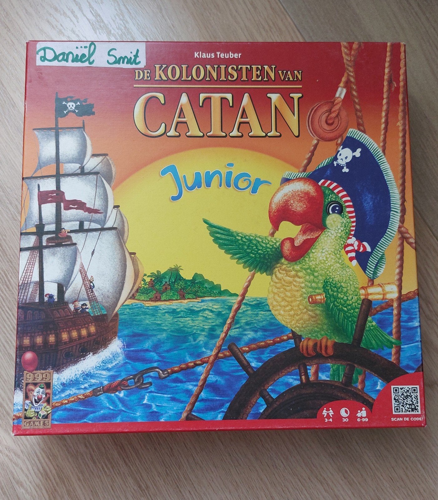 De Kolonisten van Catan Junior - Compleet familiespel, Drie of vier spelers, Ophalen of Verzenden, Zo goed als nieuw, 999 Games