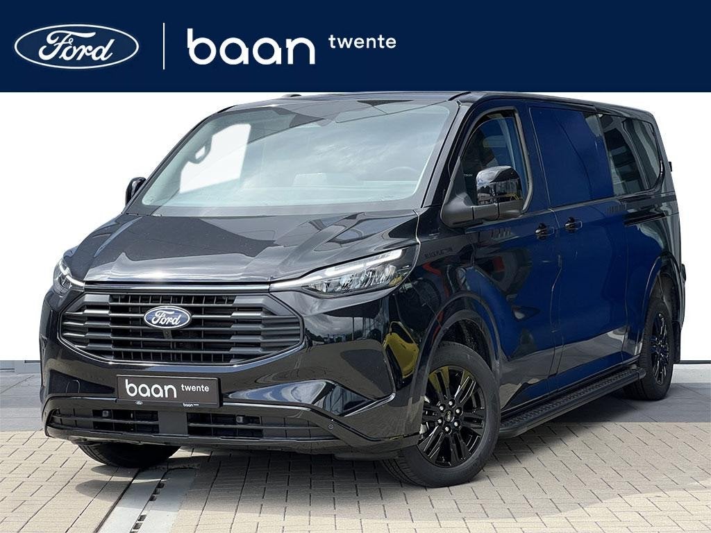 Ford Transit Custom 320 2.5 PHEV L2H1 Limited DC, Auto's, 12 maanden, Gebruikt, 4 cilinders, Zwart