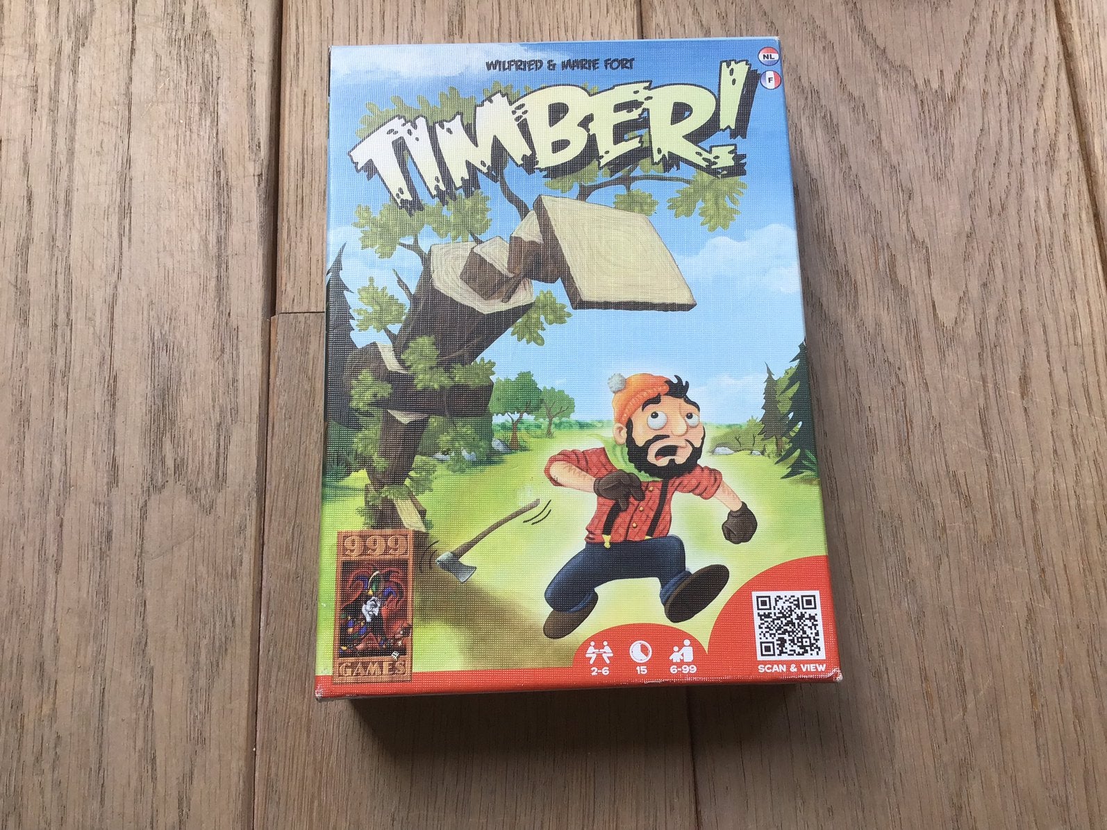 Timber van 999 games compleet lft 6 jr voor 2-6 spl., Hobby en Vrije tijd, Gezelschapsspellen | Overige, Ophalen of Verzenden