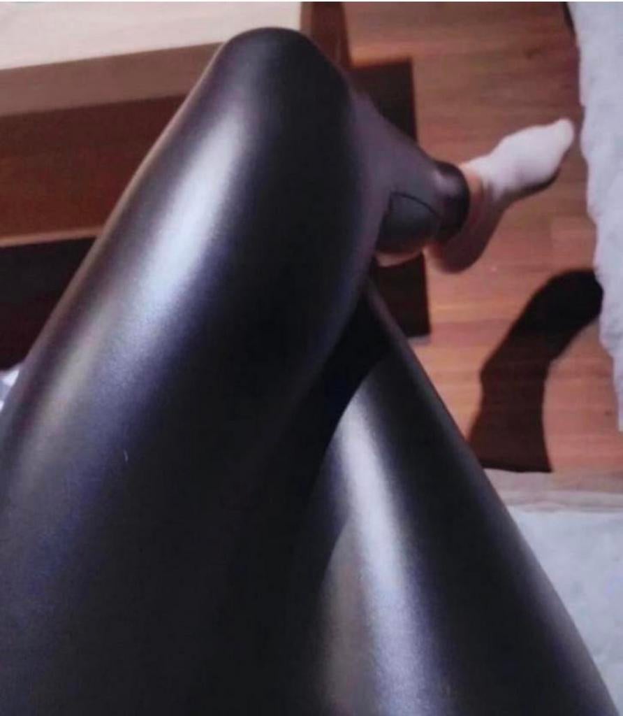 Wetlook legging - Maat L, Legging, Verzenden, Zwart, Maat 44/46 (L)