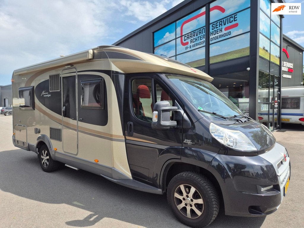Buerstner Fiat NEXXO 660 Frans bed, Airco + luifel 2e eig., Caravans en Kamperen, Campers, Bedrijf, Half-integraal, Fiat, Omvormer
