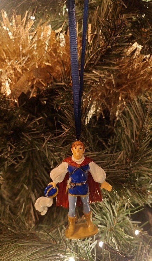 Disney Prins Florian kerst ornament hanger kerstbal, Verzamelen, Ophalen of Verzenden, Sneeuwwitje of Doornroosje, Zo goed als nieuw