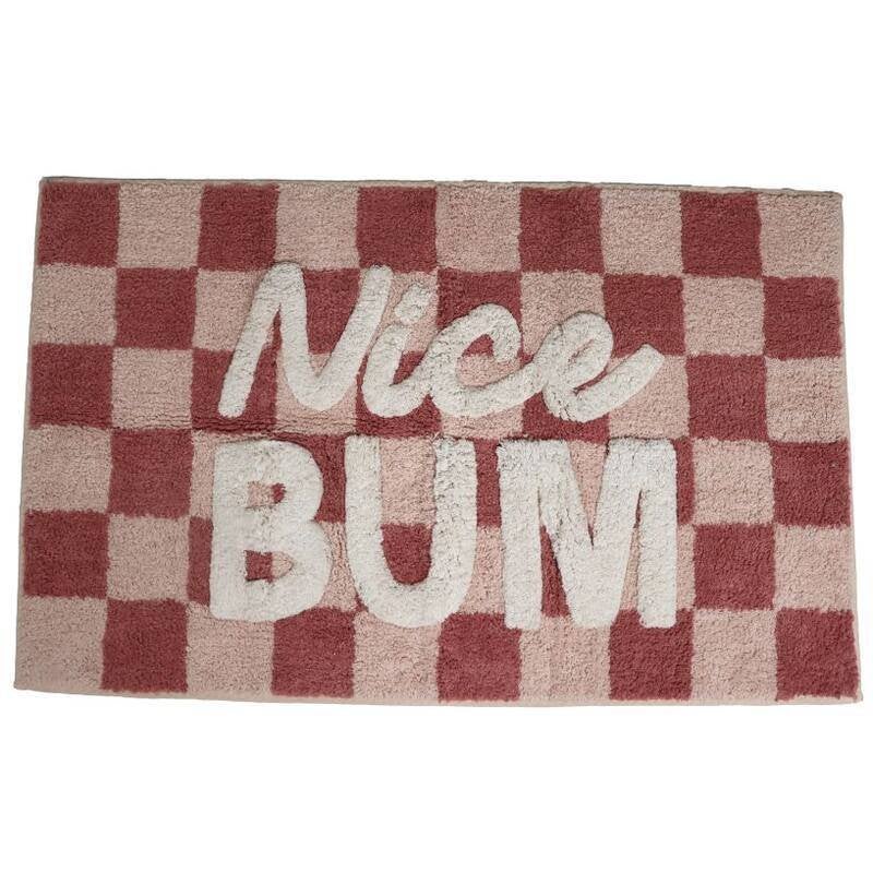Gekleurde Badmatten met Tekst en Print 50x80 cm, Ophalen of Verzenden, Nieuw, Meerkleurig, Badmat