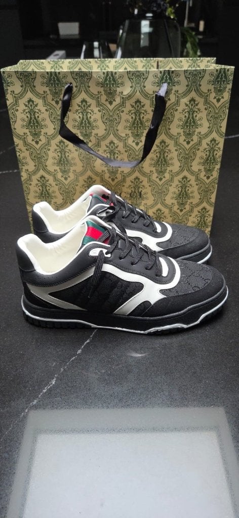 Gucci Re-Web Trainer schoenen | NIEUW, Kleding | Heren, Schoenen, Zwart, Nieuw, Ophalen of Verzenden, Sneakers of Gympen