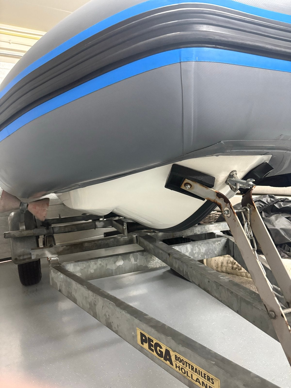 Snelle RIB motorboot met 15pk Mercury en trailer, Ophalen, Zo goed als nieuw, Overige typen, Motorboot