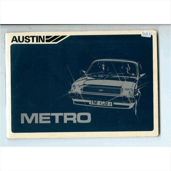 Austin Metro Instructieboekje 1983 #1 Frans, Ophalen of Verzenden