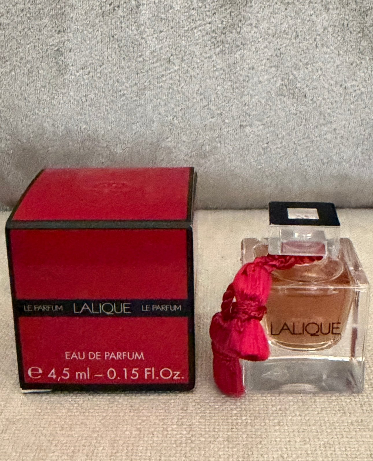 Zeldzame vintage miniatuur La Lique Le Parfum, 4,5 ml edp, Verzenden, Nieuw, Miniatuur, Gevuld