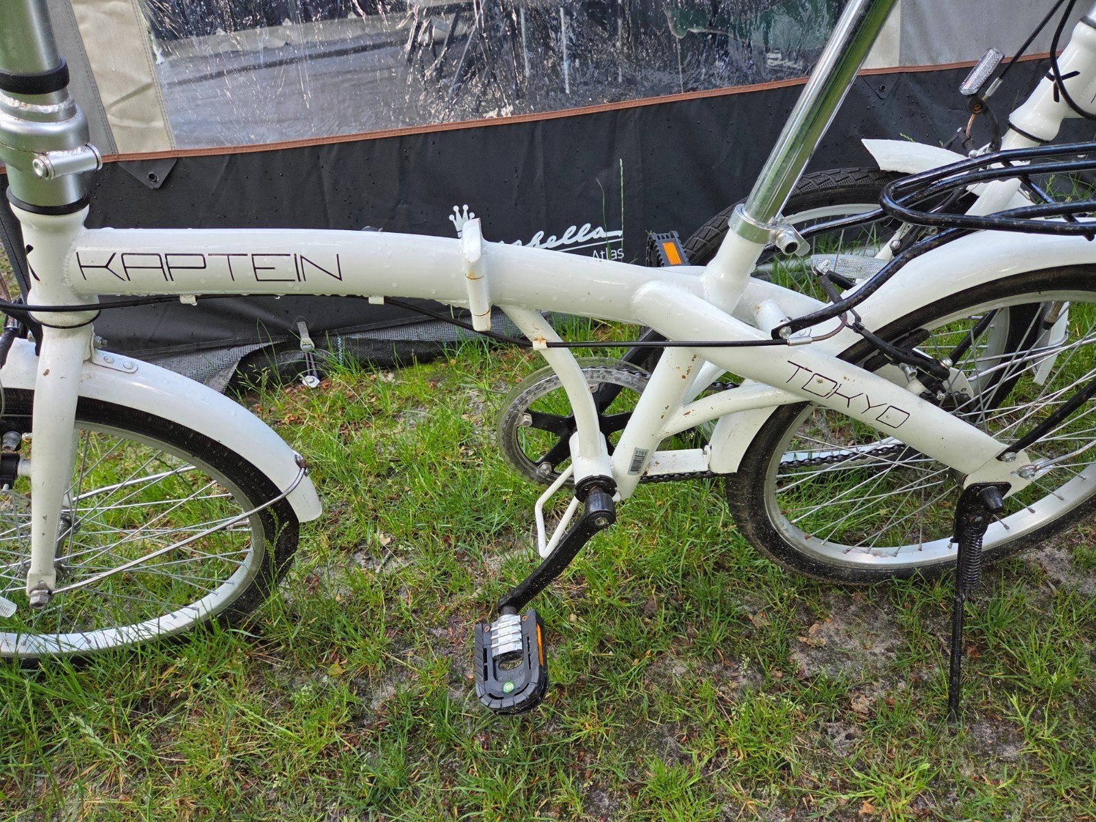 2x vouwfiets kapitein Tokyo 16 inch, Fietsen en Brommers, Gebruikt, -, Velgrem, 16 tot 18 inch