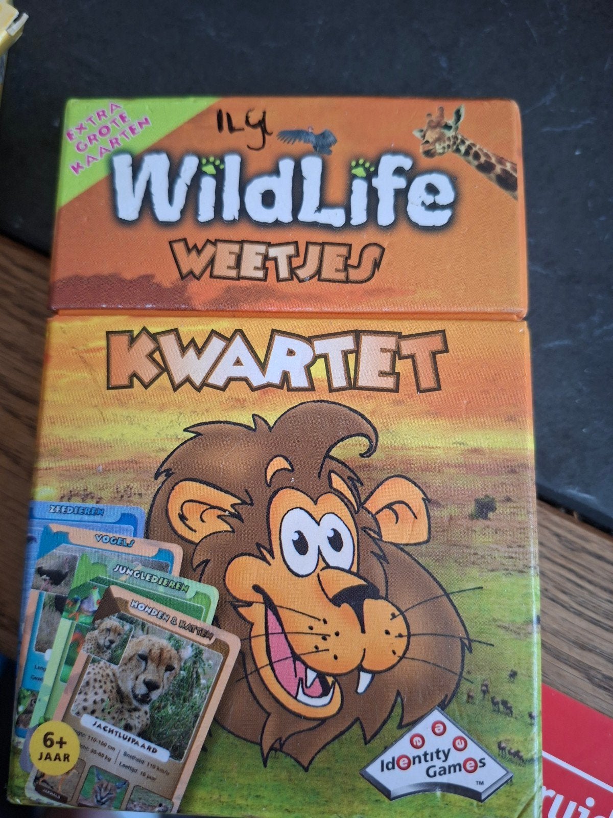 Wildlife Weetjes Kwartet - Identity Games, Vijf spelers of meer, Ophalen of Verzenden, Gebruikt, Identity Games