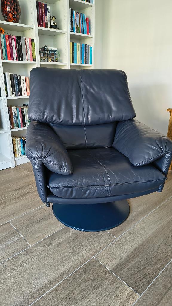 Leolux 200 fauteuil, Huis en Inrichting, Fauteuils, Gebruikt, Leer, 75 tot 100 cm, 75 tot 100 cm, Ophalen