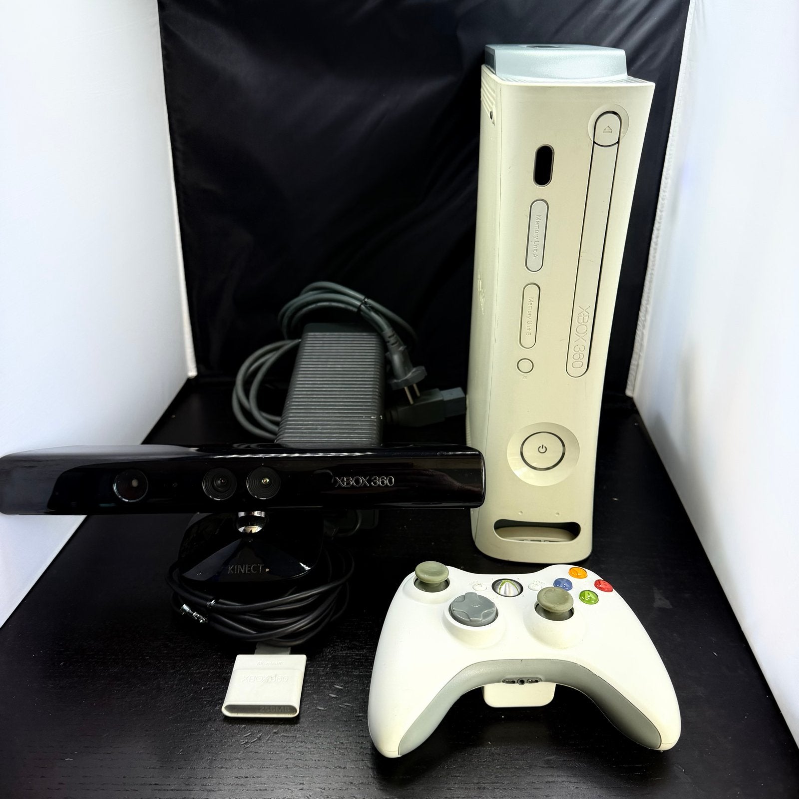 Xbox 360 Pro/Premium 60GB + Kinect – compleet en werkend, Gebruikt, Met kinect, 360 Pro of Premium, Z