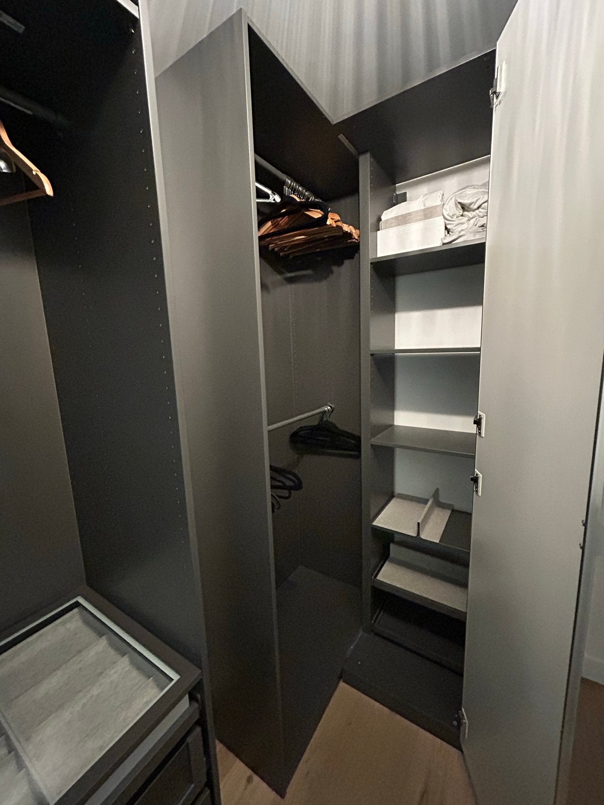 Moderne ikea pax kledingkast, voor 5 aug ophalen+demonteren, Ophalen, Overige materialen, 200 cm of meer, 150 tot 200 cm