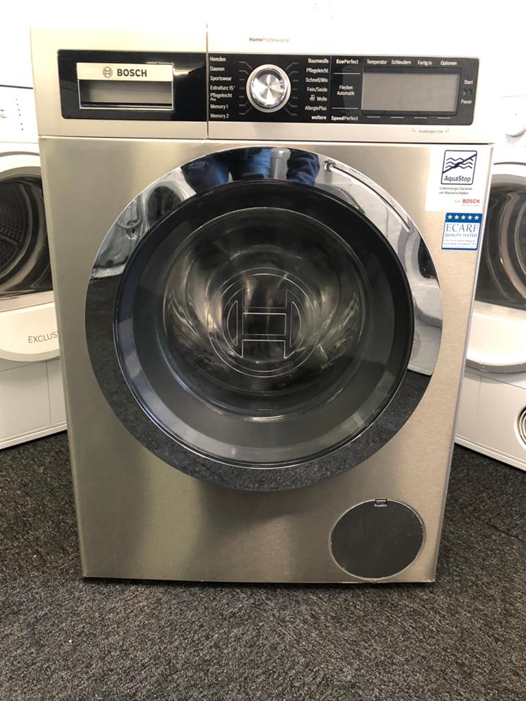 AKTIE PRIJS € 325 A+++ 8kg RVS wasmachine Bosch Serie8, Witgoed en Apparatuur, Ophalen, Minder dan 85 cm, 8 tot 10 kg, Kort programma