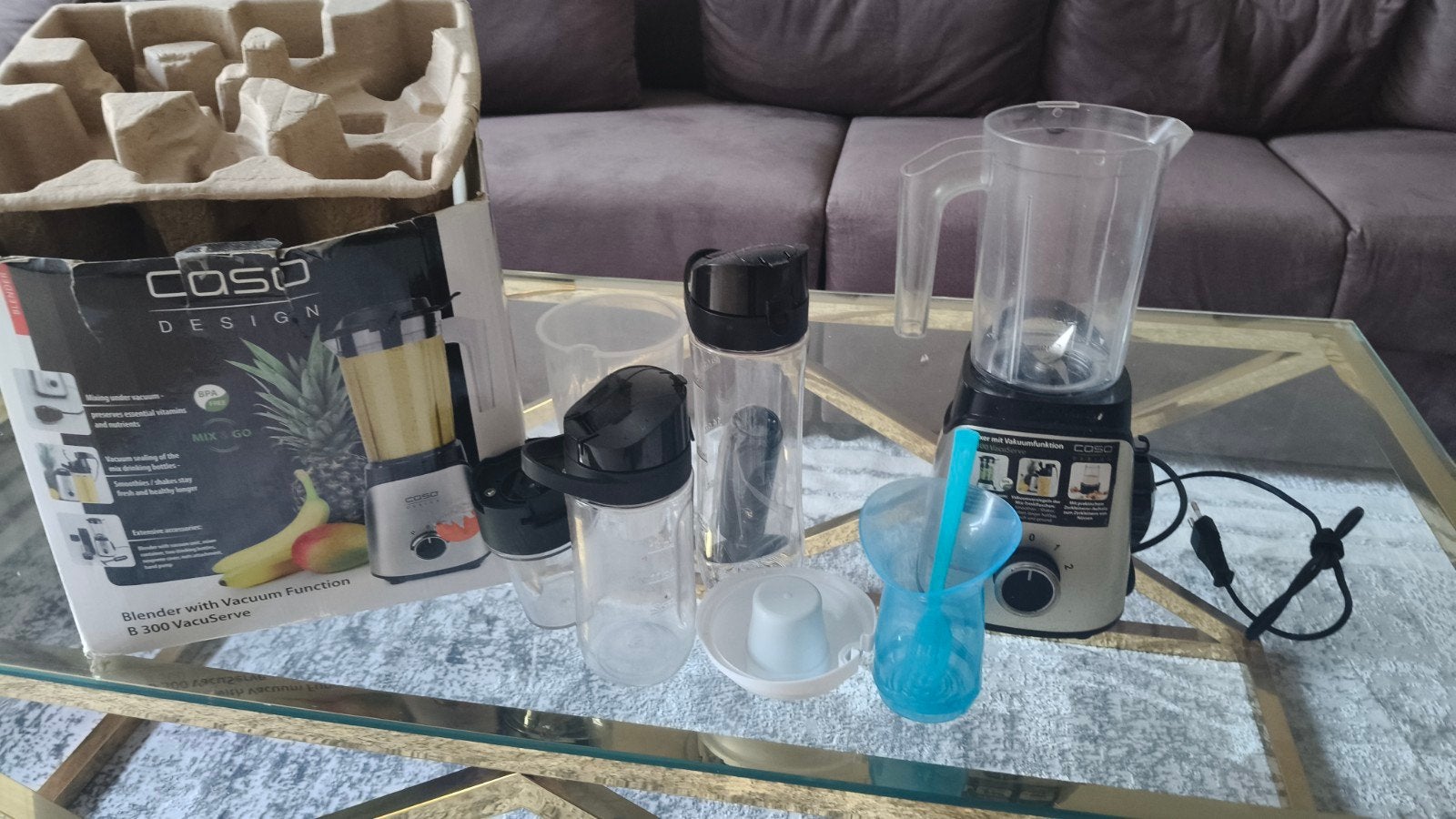 Caso B300 professionele blender, Ophalen of Verzenden, Nieuw, Blender