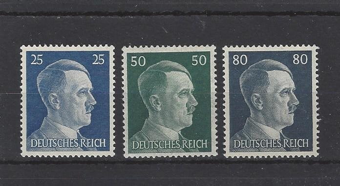 Historie Duitse Rijk, postzegels van Adolf Hitler, Verzamelen, Militaria | Tweede Wereldoorlog, Verzenden, Overige soorten, Duitsland