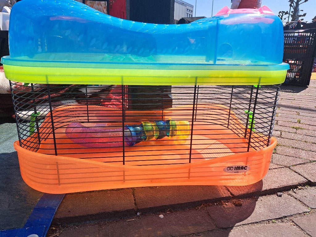 Hamster of Cavia kooi, Ophalen, Kooi, Zo goed als nieuw, 75 tot 110 cm