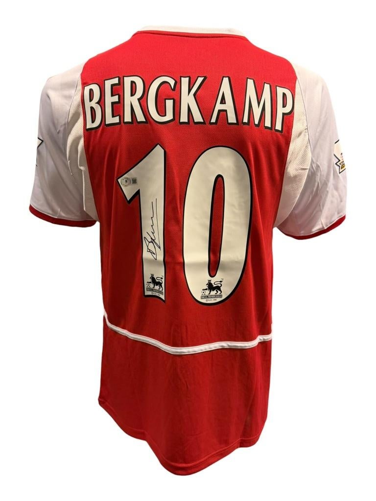 Dennis Bergkamp Arsenal 98/99 gesigneerd Thuis Shirt, Verzamelen, Sportartikelen en Voetbal, Buitenlandse clubs, Soccersignings.nl