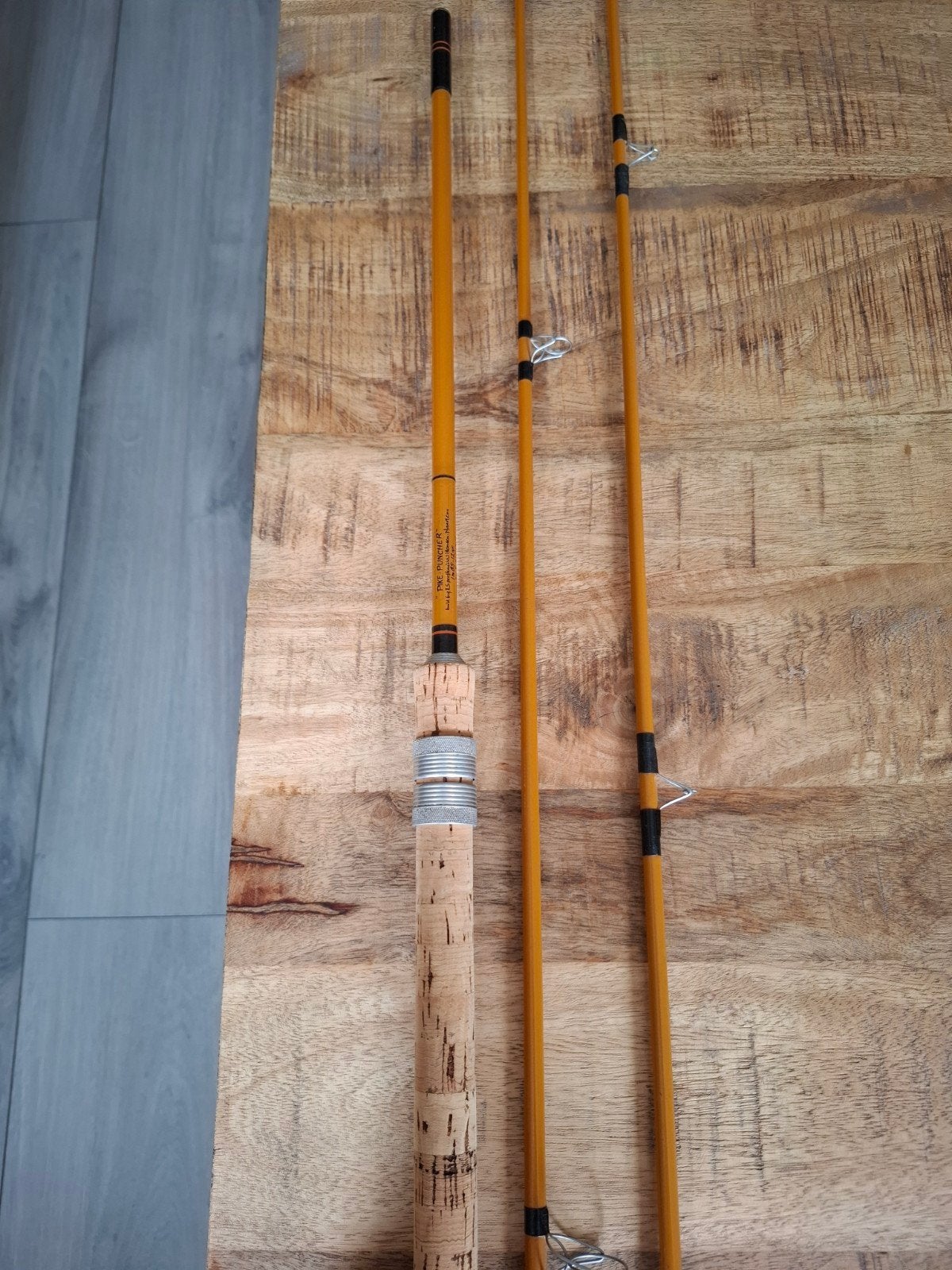 Te koop aangeboden spin vlokhengel Pike Puncher, Ophalen of Verzenden, Werphengel