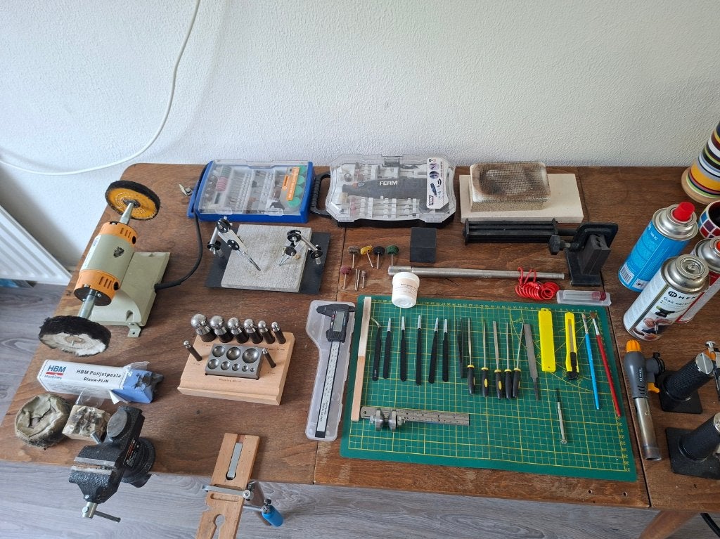 Edelsmeden gereedschappen, Ophalen, Gebruikt