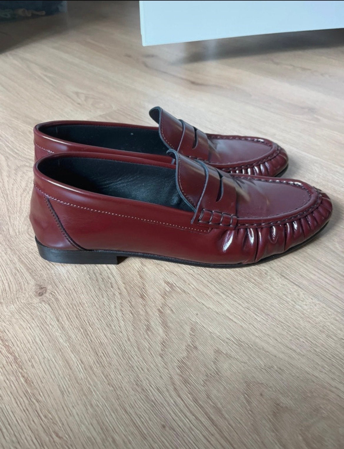 Rode Posa loafers penny loafer twinkle, maat 39, Instappers, Ophalen of Verzenden, Zo goed als nieuw, Rood