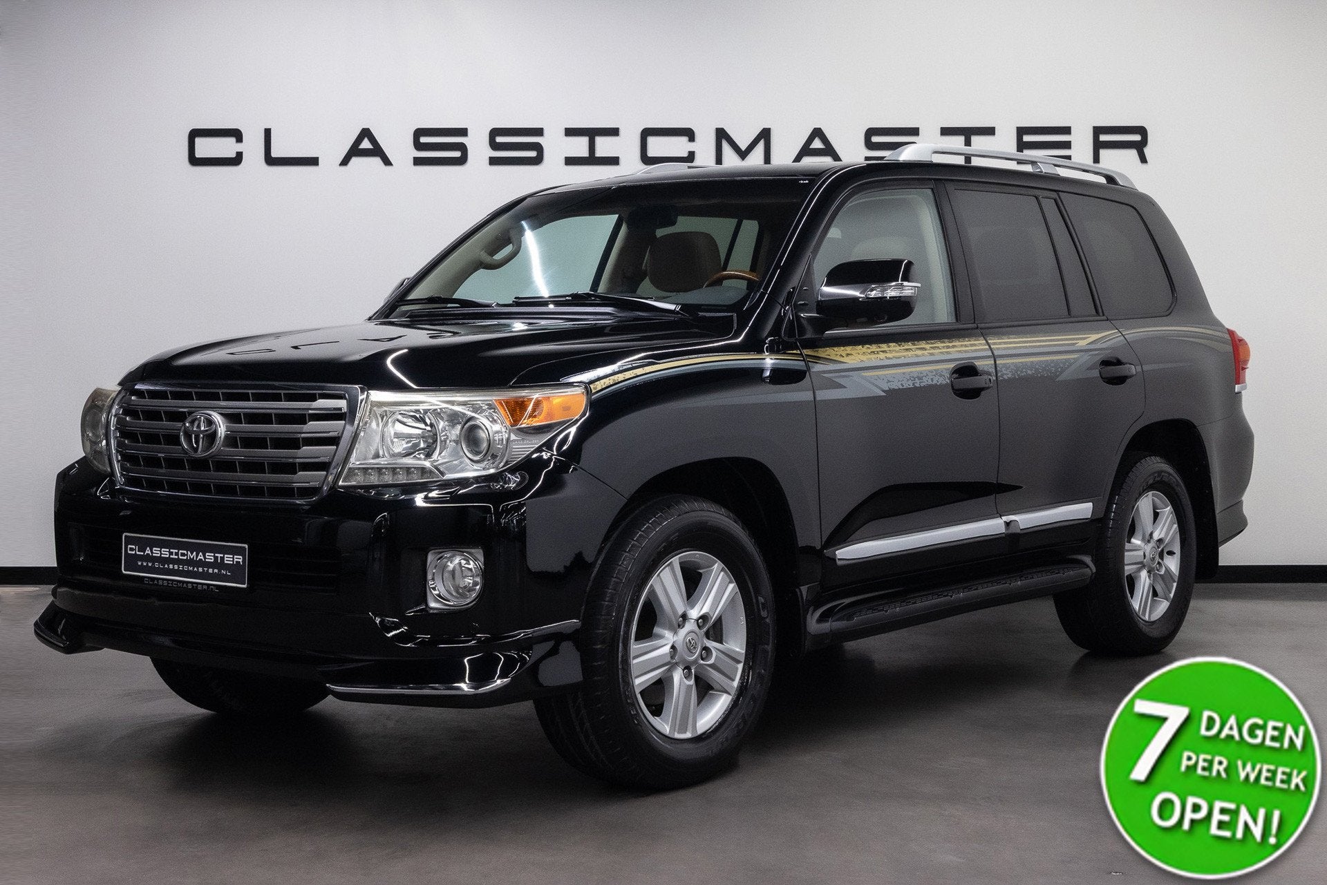 Toyota Land Cruiser V8 5.7 V8 VXR 6 persoonsuitvoering (€, Auto's, Automaat, Gebruikt, 7 stoelen, Zwart