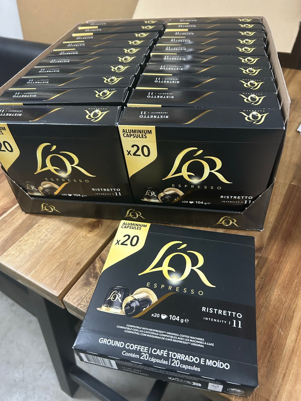 20x L'OR Espresso Ristretto Nespresso Compatibele Capsules, Ophalen of Verzenden