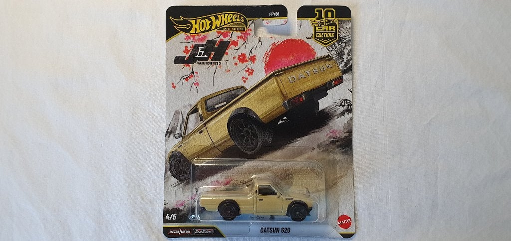 Hot Wheels Premium Datsun 620 beige, Ophalen of Verzenden, Nieuw, Auto