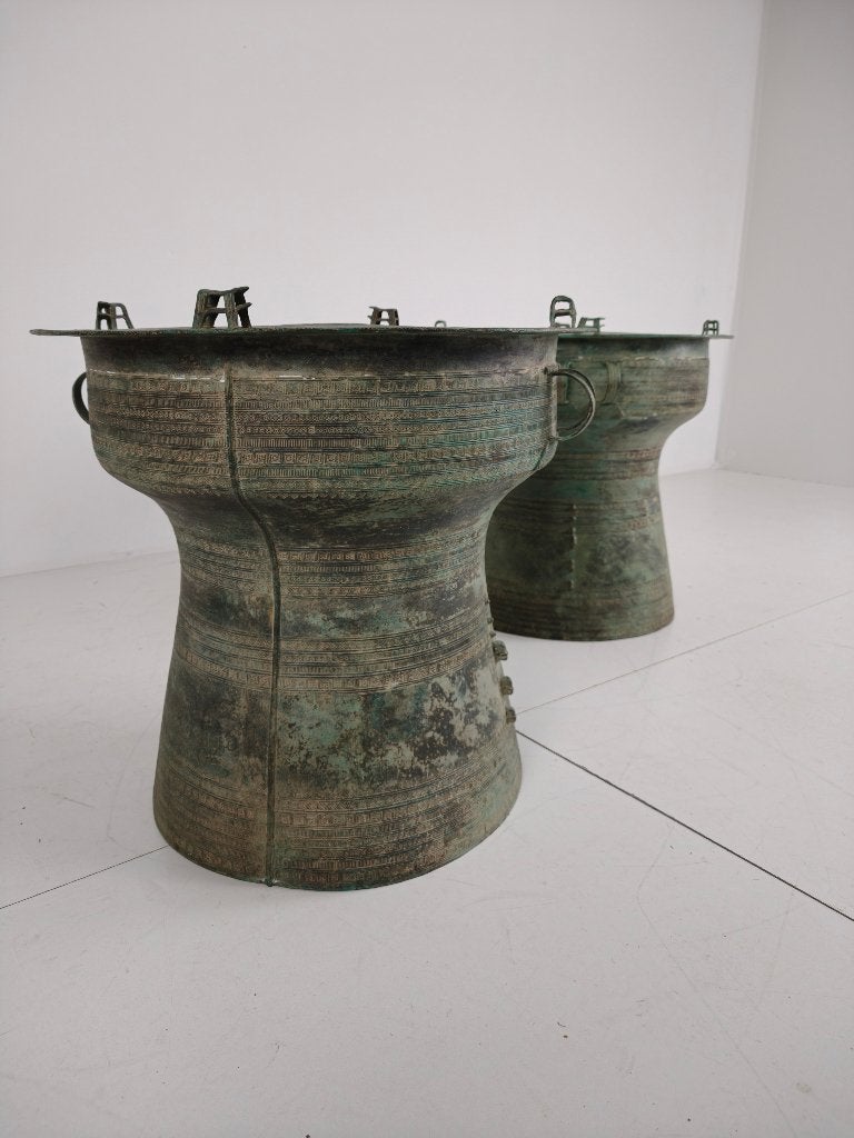 Grote Zuidoost-Aziatische bronzen regendrum (los te koop), Ophalen of Verzenden