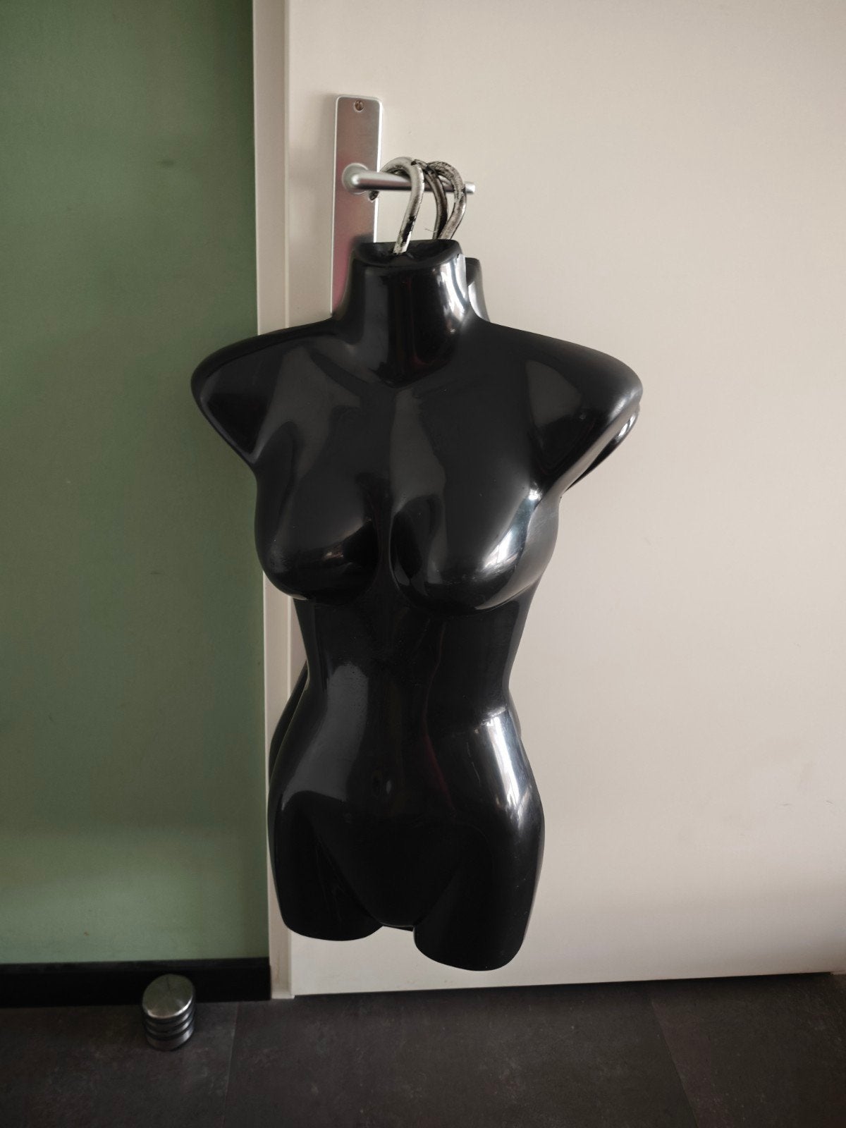 3x Buste en 3x Body Mannequin Zwart met Ophanghaken, Ophalen of Verzenden