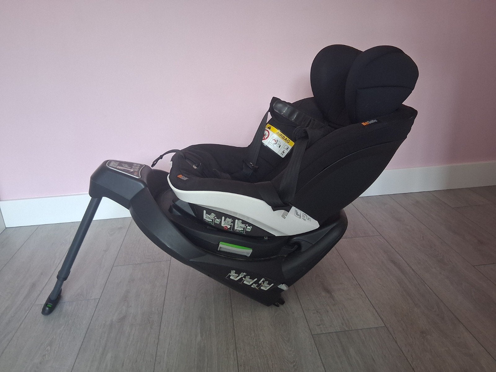 Be Safe IZI turn Auto stoel, Verstelbare rugleuning, 9 t/m 18 kg, Zo goed als nieuw, Isofix