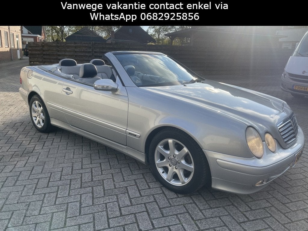 Mercedes-Benz CLK-Klasse Cabrio 200 76.278km nap. Taxatie 20, Auto's, 1998 cc, 136 pk, Gebruikt, 4 cilinders