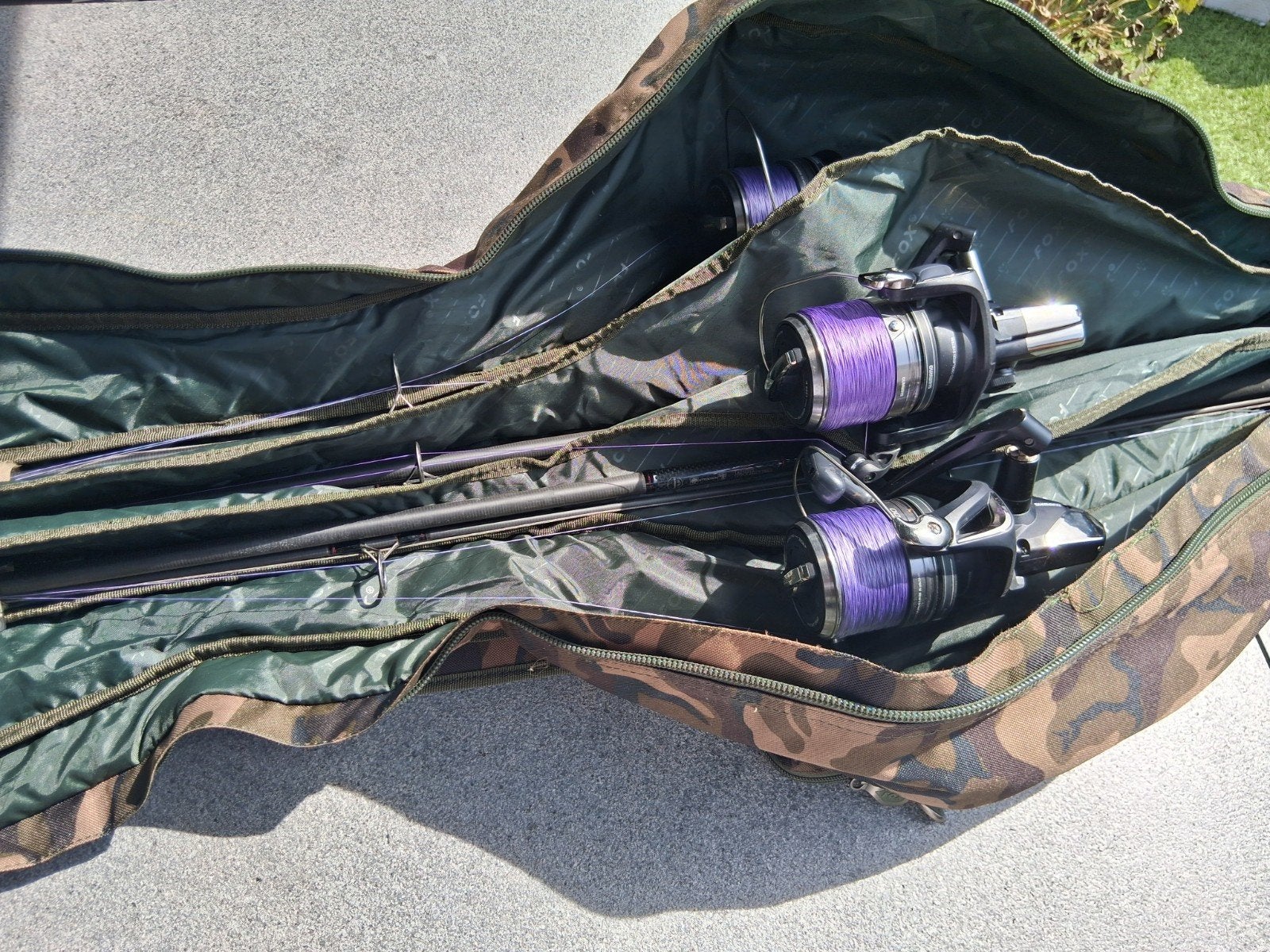 Shimano TX2 12ft Complete Karpervis Set, Ophalen, Zo goed als nieuw, Complete set