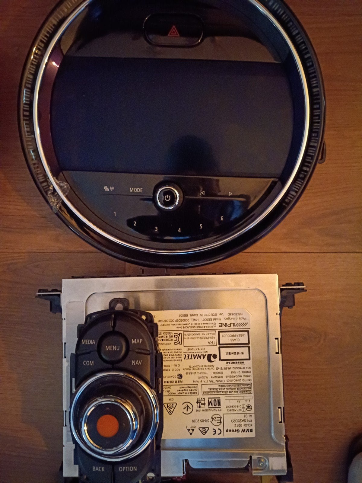 Mini Cooper Infotainment Systeem met Controller, Auto diversen, Autoradio's, Ophalen of Verzenden, Gebruikt