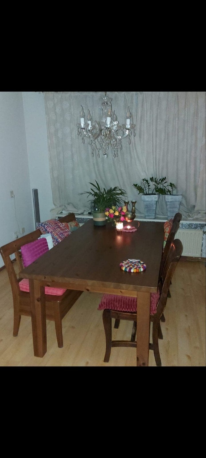 Grote houten eettafel, Ophalen, Gebruikt