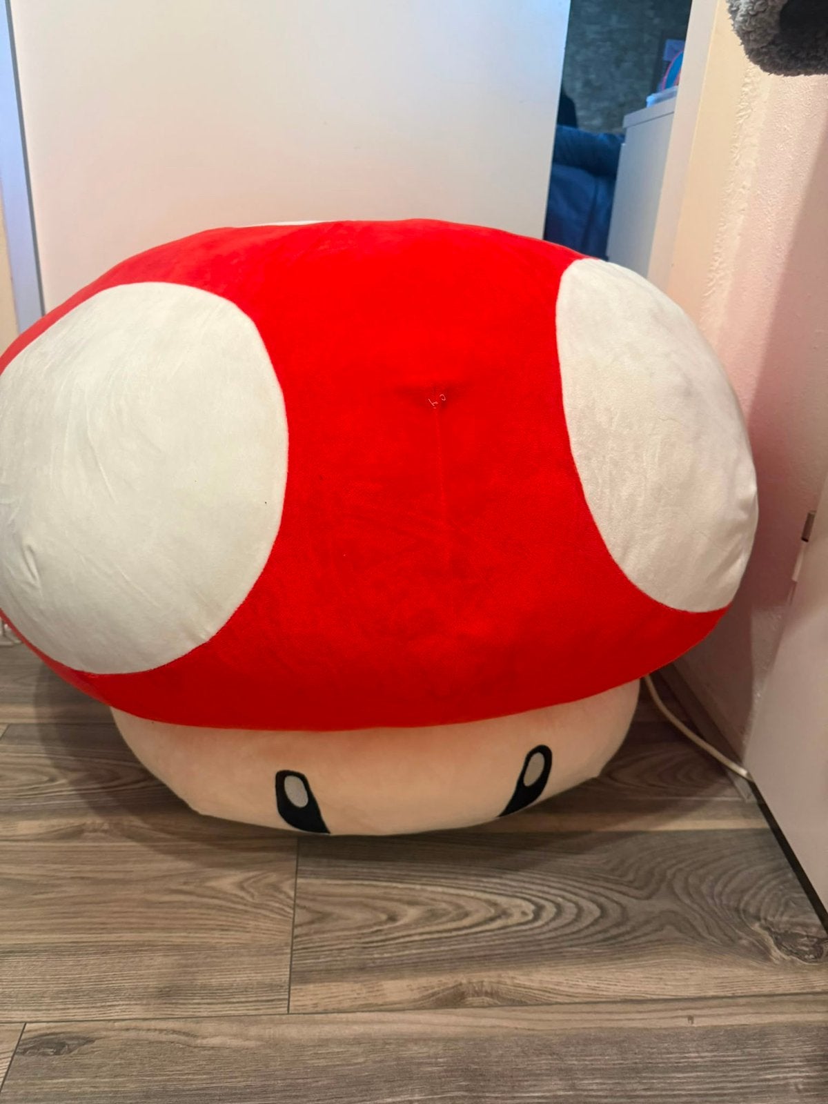 Grote knuffel super Mushroom, Super Mario, Ophalen, Zo goed als nieuw, Overige typen