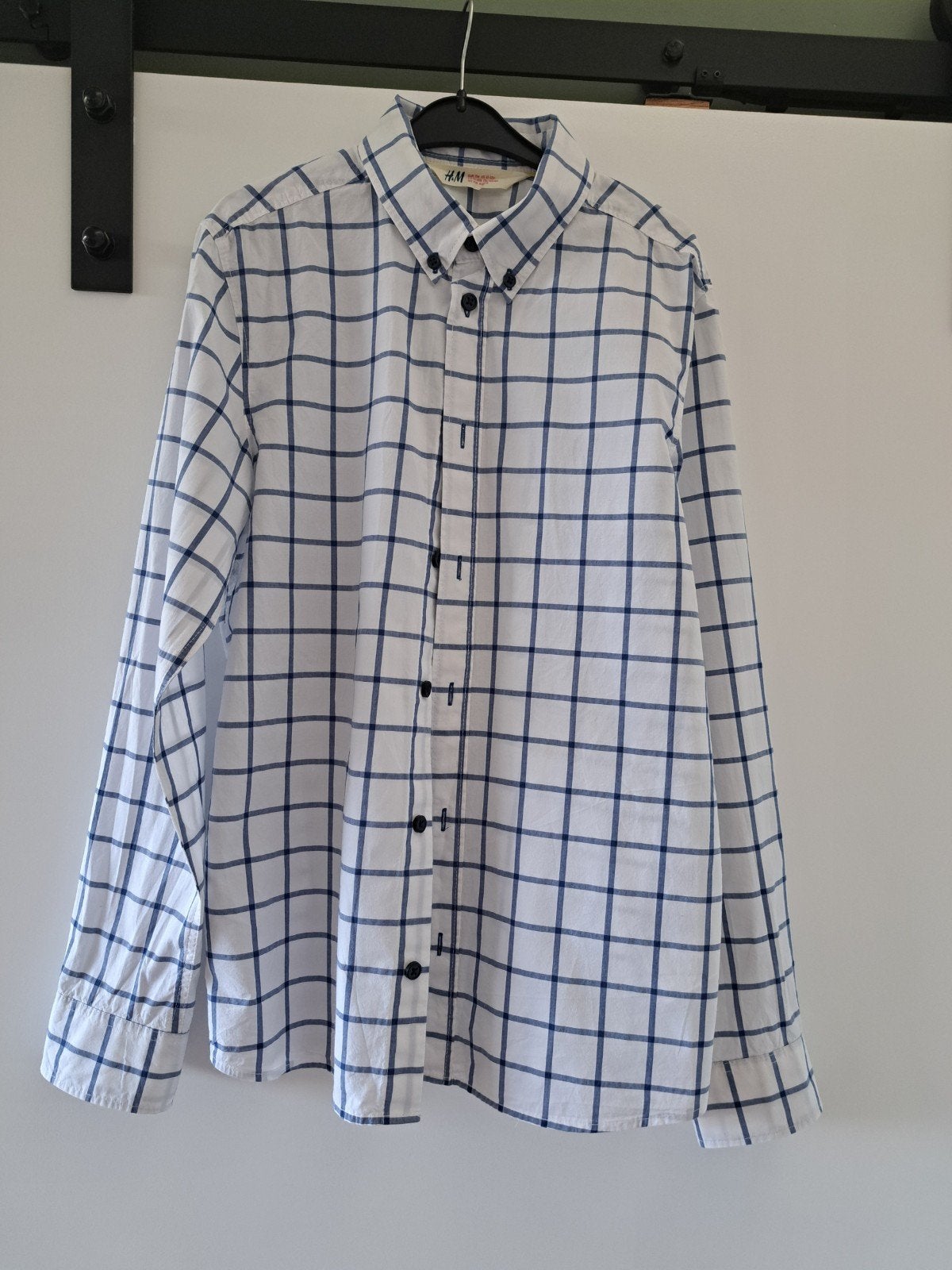 Z.g.a.n. Overhemd/blouse mt. 158 jongens H&M, H&M, Overhemd of Blouse, Ophalen of Verzenden, Zo goed als nieuw