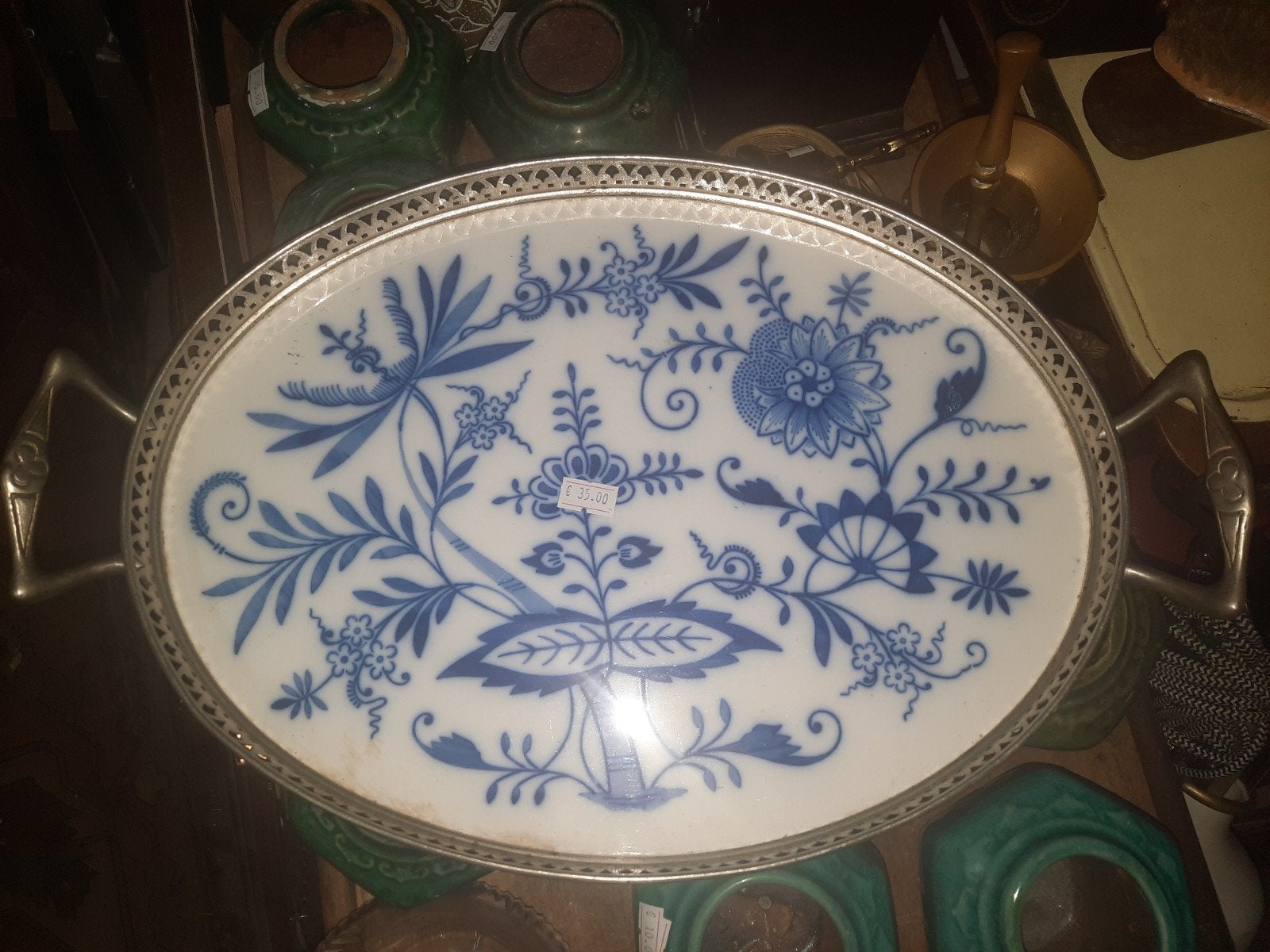 Mooi oud dienblad, Ophalen of Verzenden