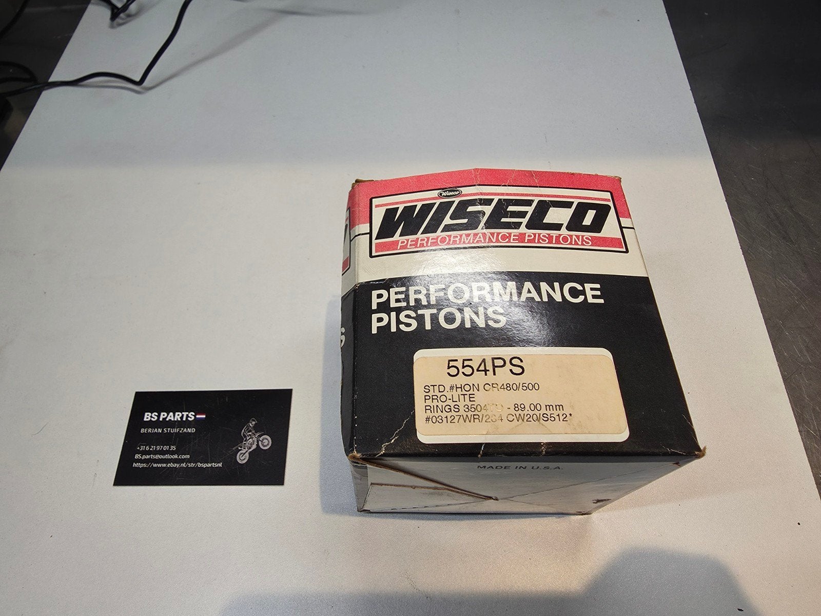 Honda CR 480 500 1982-1988 Wiseco Zuiger 89.00mm, Motoren, Ophalen of Verzenden