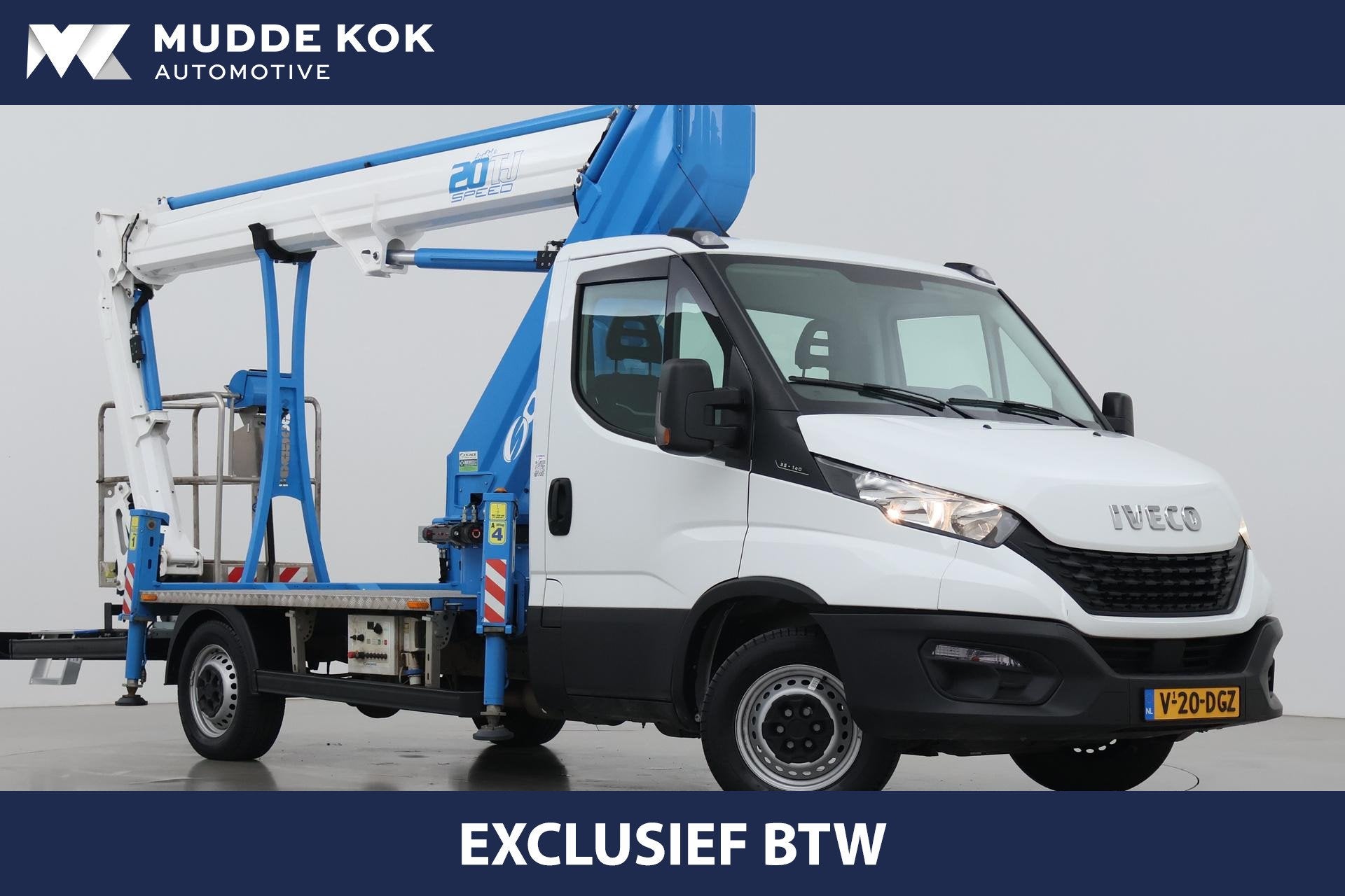 Iveco Socage 20TJ Speed | Excl. BTW! | 10dkm! | 19,7 meter w, Gebruikt, Euro 6, Iveco, Wit