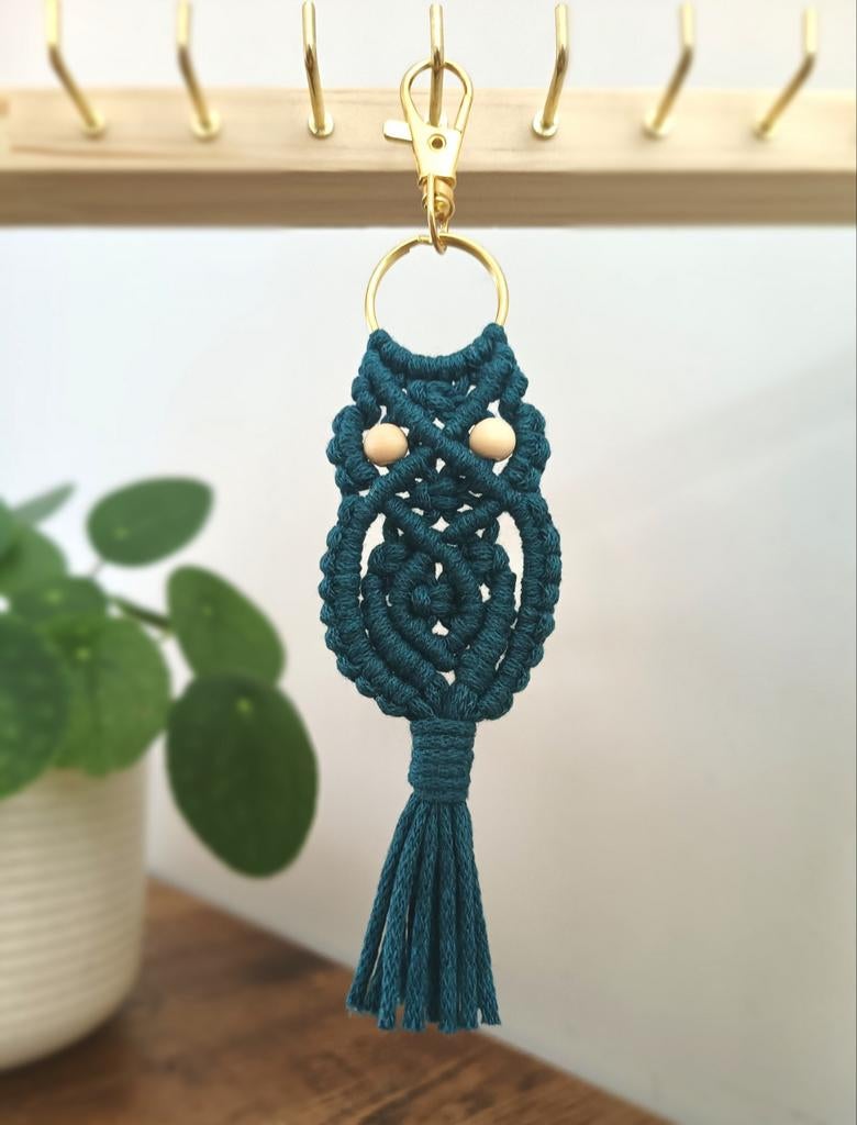 Macramé sleutelhanger, Ophalen of Verzenden, Nieuw, Dier of Natuur