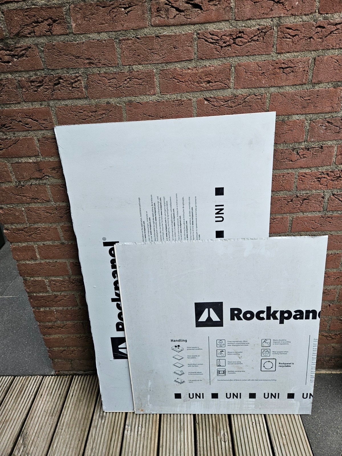 Rockpanel 6 mm Ral 9010, Ophalen