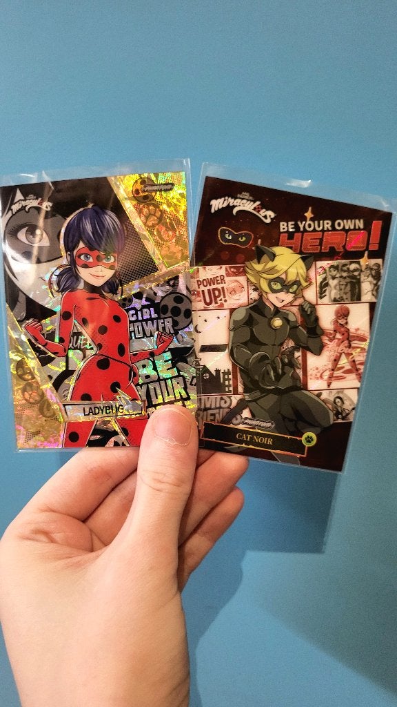 Setje Ladybug en Cat Noir Miraculous Ladybug Kakawow TCG, Verzamelen, Ophalen of Verzenden, Nieuw, Tv, Foto of Kaart