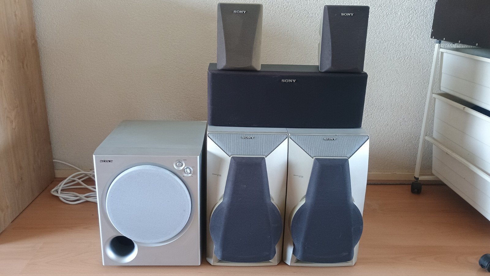 Sony 5.1 Surround Sound Speakerset - Krachtig Geluid, Gebruikt, Surroundset, Sony, Geschikt voor surround/home cinema
