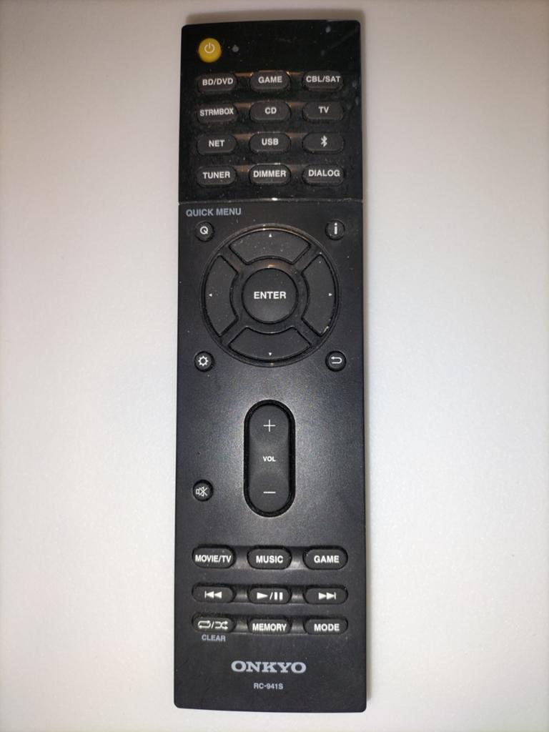 Originele Onkyo RC-941S Afstandsbediening voor AV-receiver, Ophalen of Verzenden, Gebruikt, Origineel, Receiver of Versterker