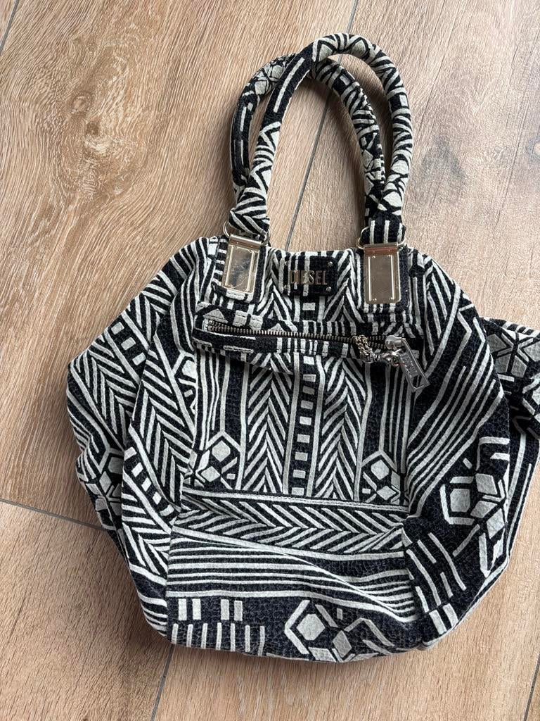 Vintage diesel tas handtas shopper, Sieraden, Tassen en Uiterlijk, Tassen | Damestassen, Ophalen of Verzenden, Zo goed als nieuw