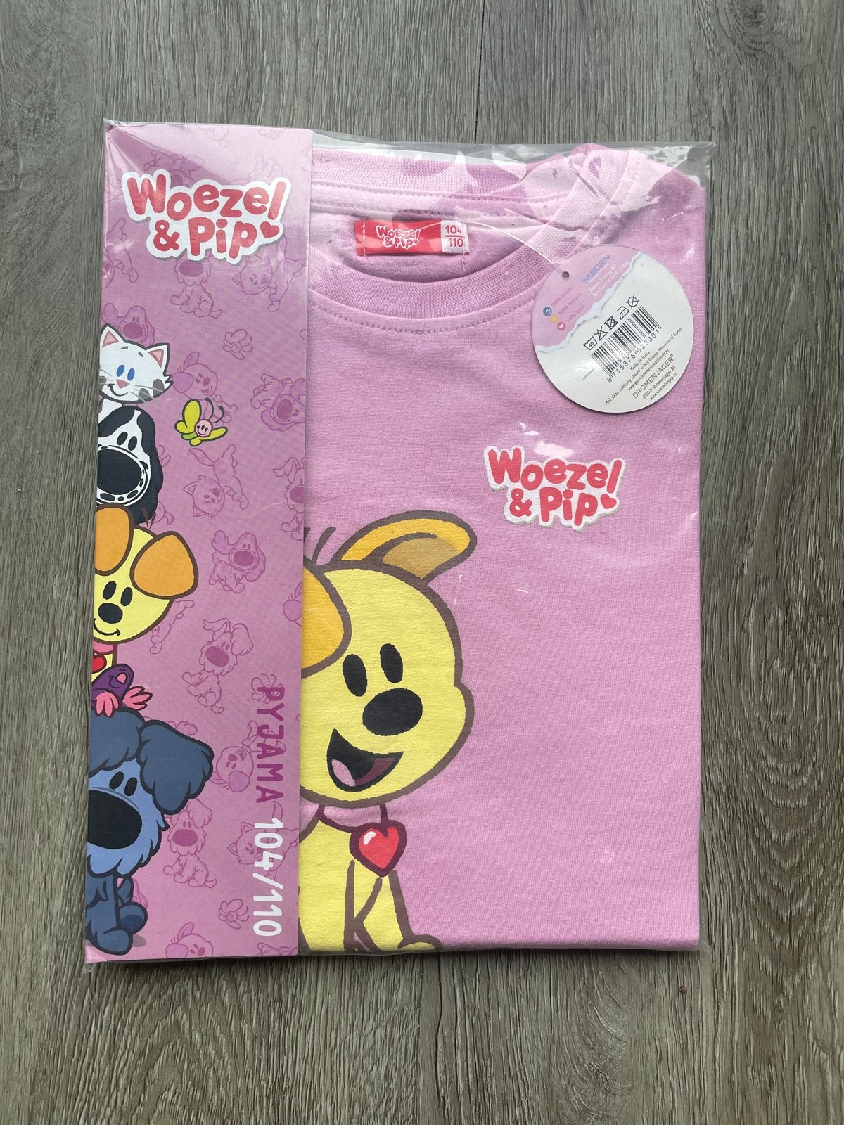 Woezel & Pip pyjama - Nieuw in verpakking - Maat 104/110, Ophalen of Verzenden, Nieuw