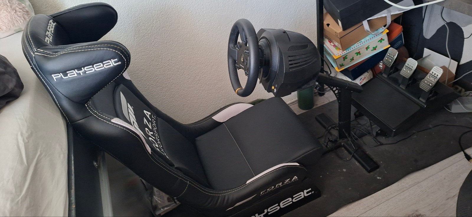 Playseat Forza Motorsport racesimulator met racestuur, Ophalen, Racestoel, Gebruikt, Playseat