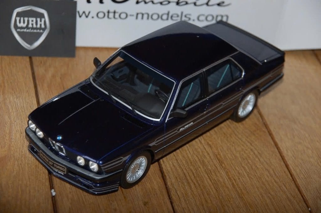 1:18 BMW ALPINA B7 E28 blue Otto mobile OT633 in box WRH, Verzenden, Zo goed als nieuw, Auto, OttOMobile