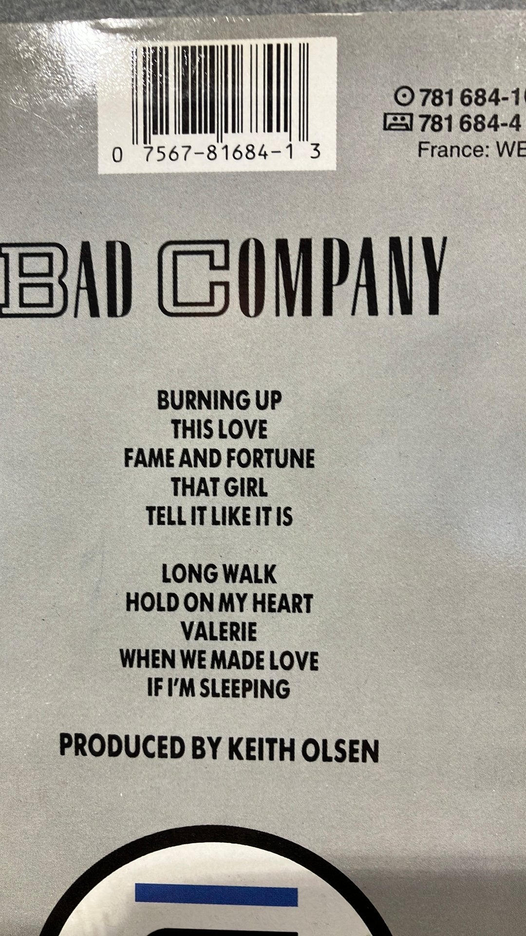 Bad Company. —  Fame And Fortune, Cd's en Dvd's, Vinyl | Rock, LP, Hard Rock, Ophalen of Verzenden, Zo goed als nieuw