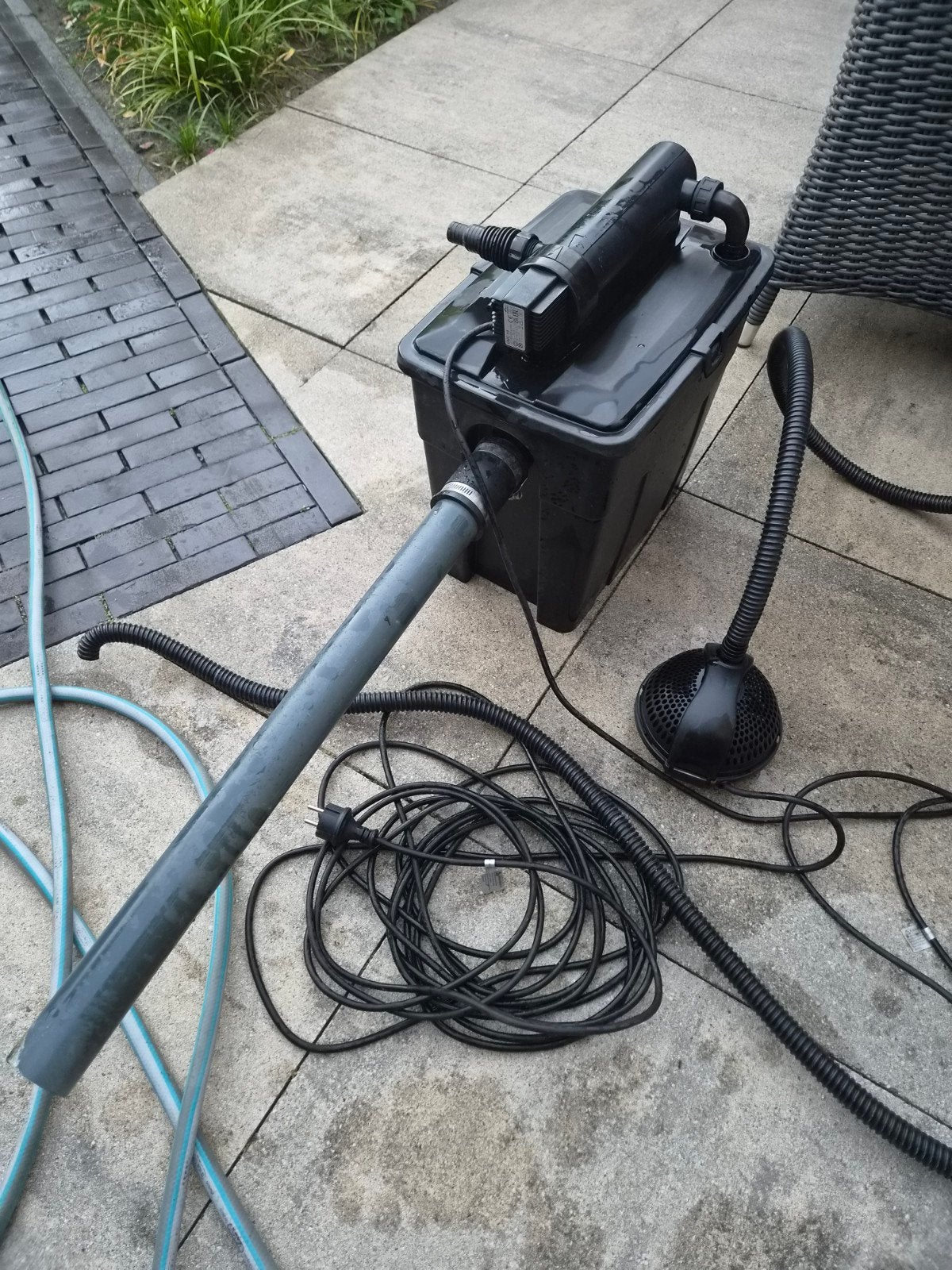 Pontec Multiclear set 8000 Complete vijverfilterset met pomp, Ophalen, Gebruikt, Vijverfilter
